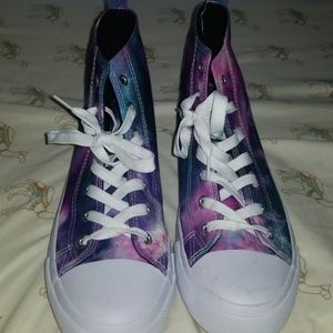 Hot Topic Galaxy High Top Sneakers
